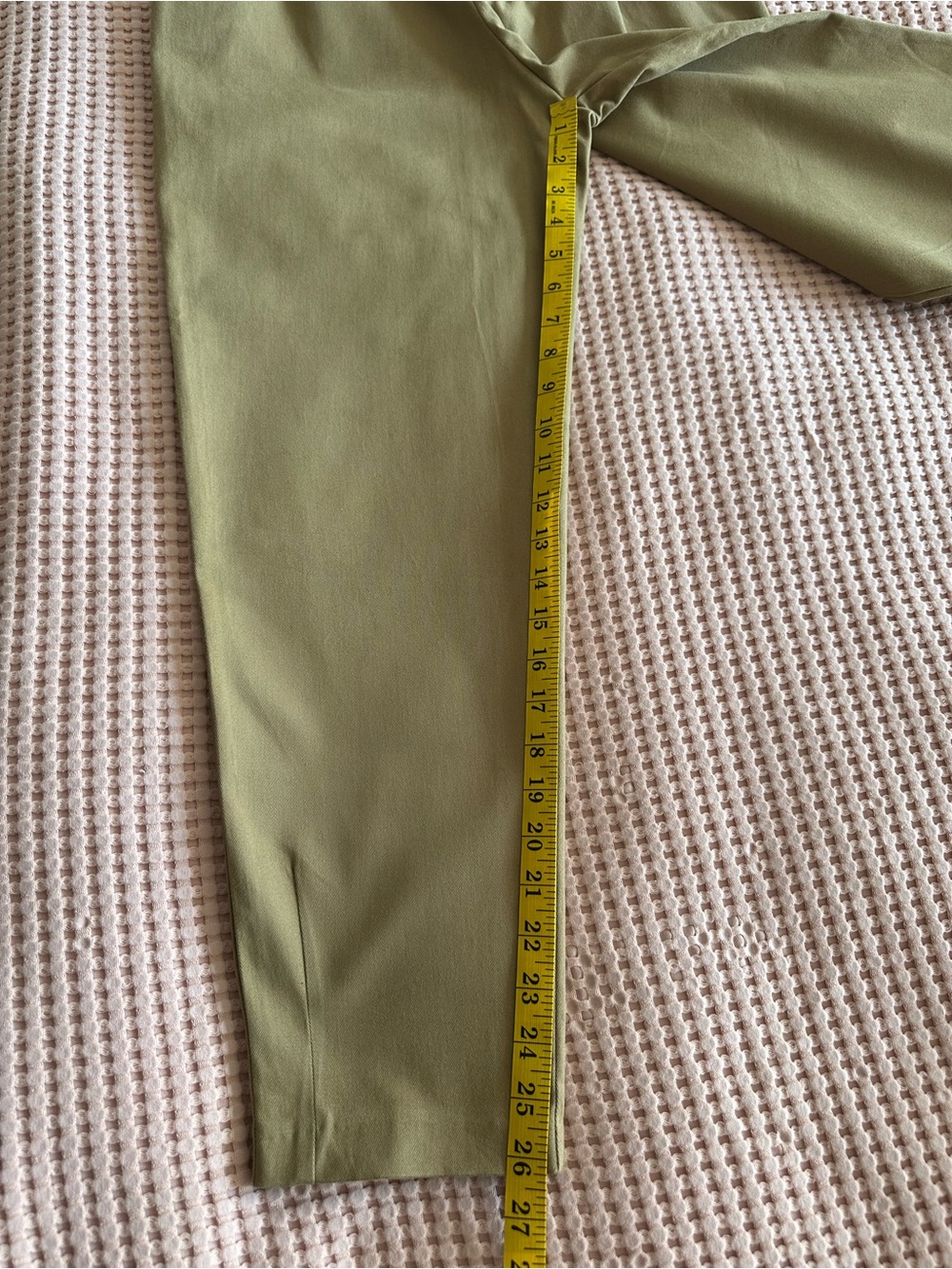 NEW ZARA High-Waisted Pleated Tapered Pants Khaki Beige - Picture 10 of 12